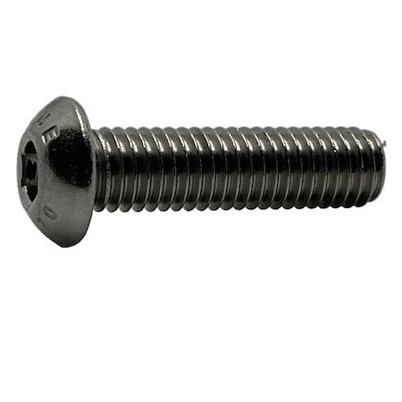 Suburban Bolt And Supply M4 Socket Head Cap Screw, Button, Plain Stainless Steel, 10 mm Length A6490040010